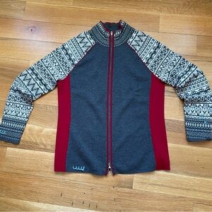 Beautiful XL Merino wool zipper cardigan